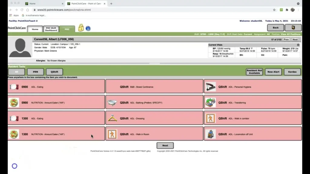 Poc Cna Login