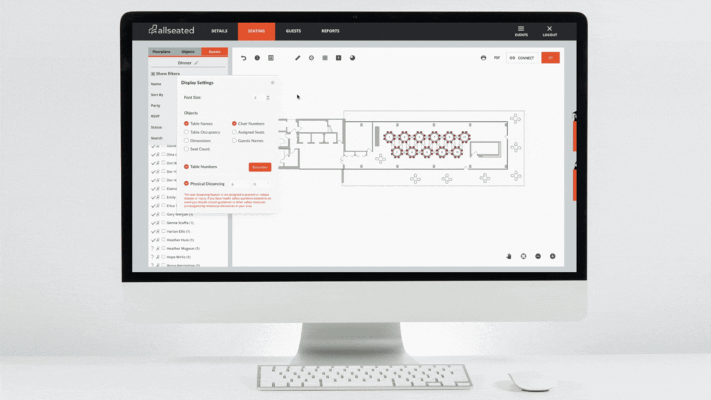 Allseated design platform. Image Credits: Allseated


allseated